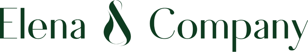 Logo Elena & Company donkergroen