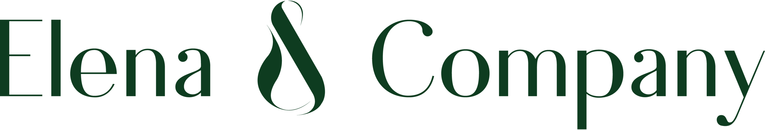 Logo Elena & Company donkergroen